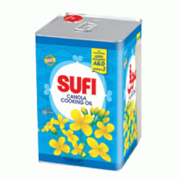 Sufi Canola Oil 16LTR