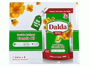 Dalda Canola Oil Stand up 1L x5