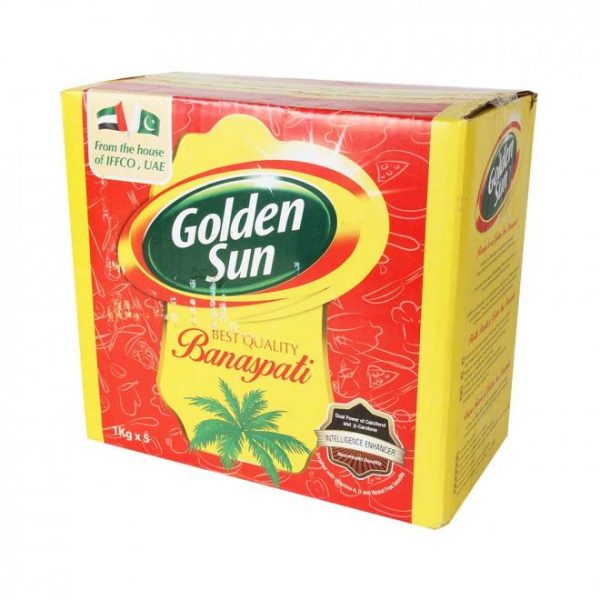 Golden Sun Banaspati Ghee 1KG x5