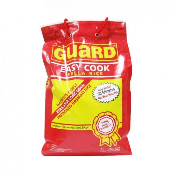 Super Guard Easy Cook Sella Rice 5 KG